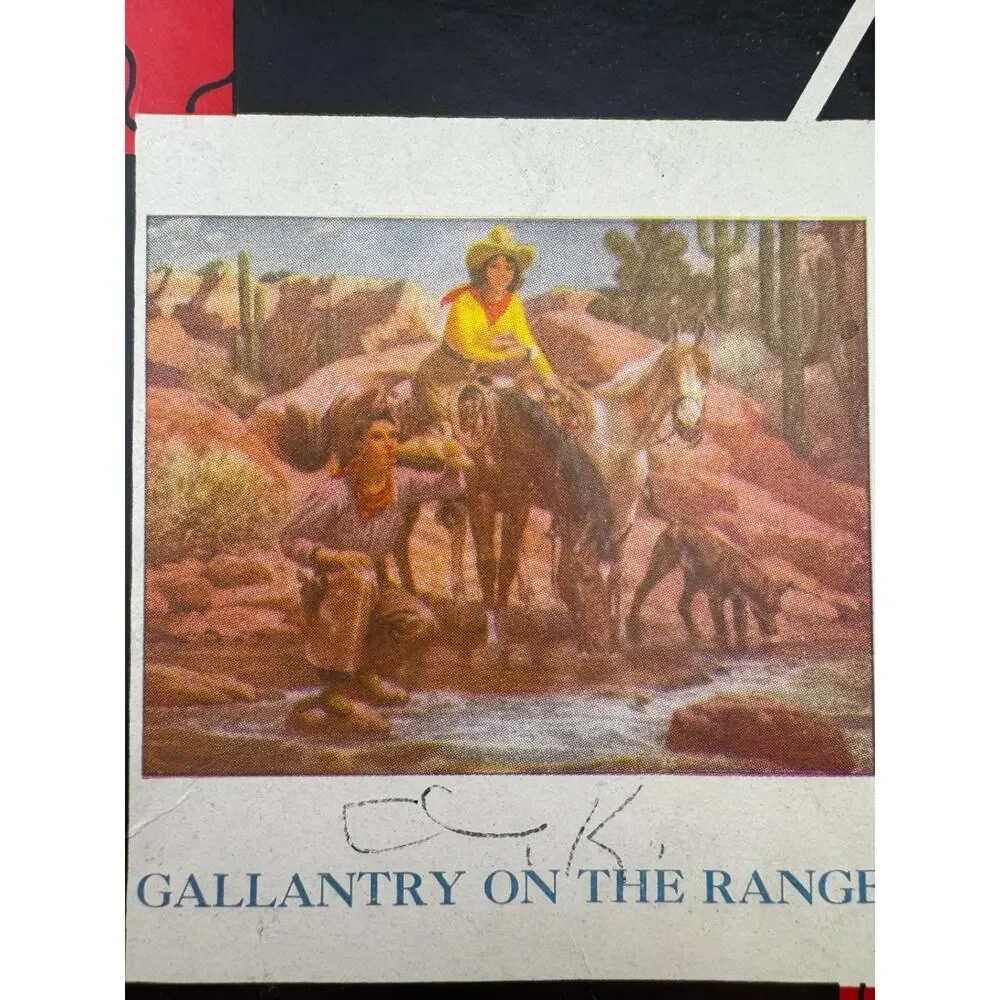 Vintage Perfect Picture Puzzle - Gallantry on the Range
